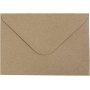 Gerecyclede envelop - naturel - 11,5 x 16 cm - 50 st