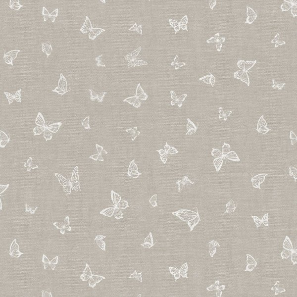 Dekzeil PVC Vlinder - Beige