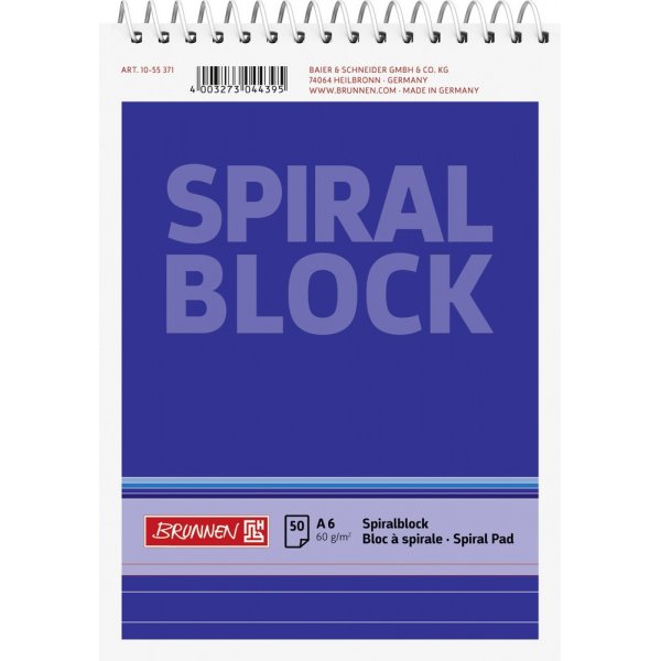 Spiraalnotitieboekje - A6 (50 pagina\\\'s)
