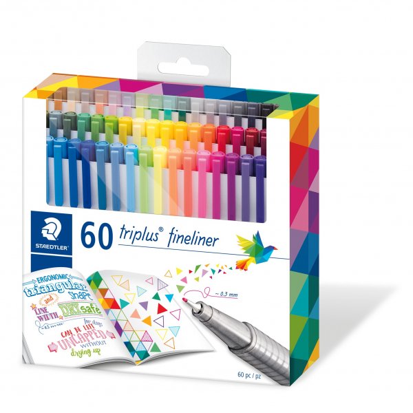 Fineliners Triplus - 60 pennen
