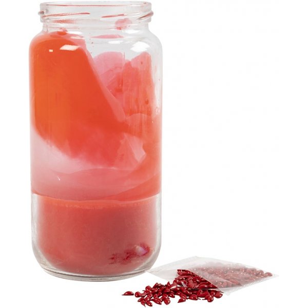 Kaarskleur - rood - 10 g