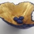 Klant imago Glazen bollen 18 - 20 mm - blauw 100 g / 20 st.