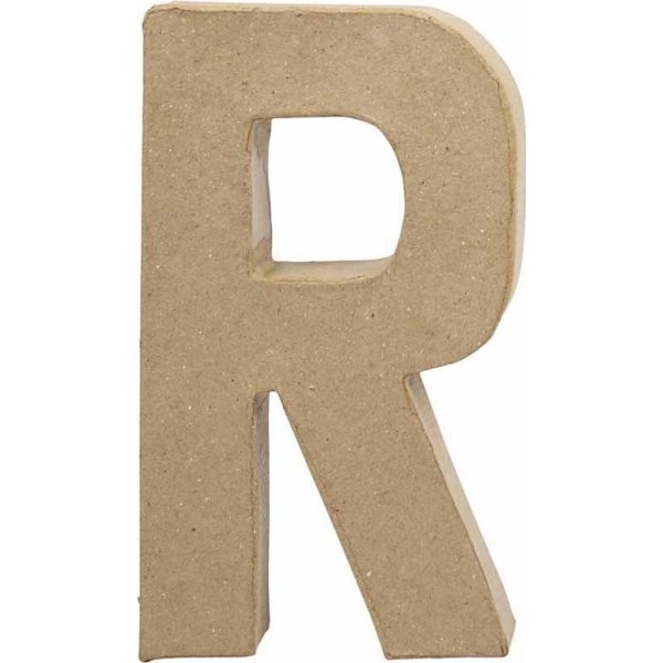 Kartonnen letter - R - 5 cm