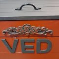 Klant imago Onbehandelde houten letters 80x5 mm - D