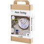 DIY Kit Harsgieten, Ronde bak met marmering