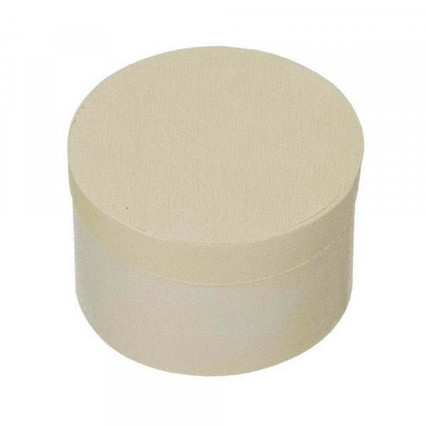 Multiplex kist ø 65 mm H 40 mm - onbehandeld rond Multiplex kist ø 65 mm H 40 mm - onbehandeld rond