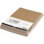 Kaarten en enveloppen - naturel - 11,5 x 16,5 cm - 50 sets