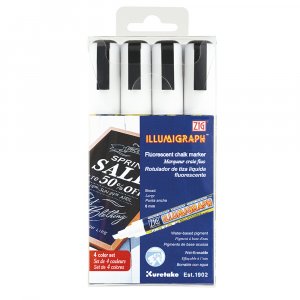 Markeerstift ZIG Illumigraph PMA-510 6mm 4 stuks Markeerstift ZIG Illumigraph PMA-510 6mm 4 stuks