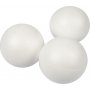 Piepschuim bolletjes - wit - 8 cm - 25 st