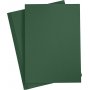 Gekleurd karton - donkergroen - A4 - 180 gr - 20 vellen