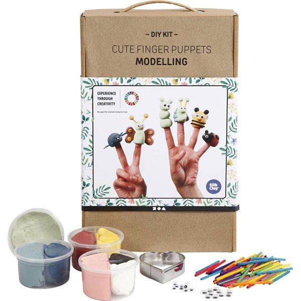 Knutselset - Schattige vingerpoppetjes