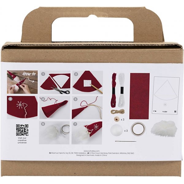 DIY Kit Vilt Kerstman DIY Kit Vilt Kerstman