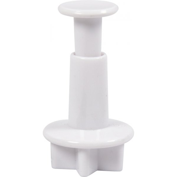 Koekjesvormer met relif - wit - ster