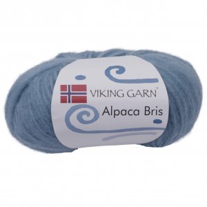 Vikinggaren Alpaca Bris 50g - Blauw (326) Vikinggaren Alpaca Bris 50g - Blauw (326)