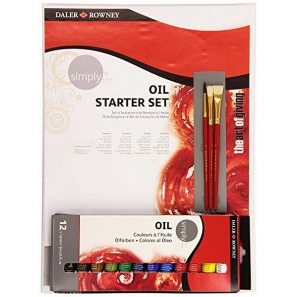 Startset voor olieverf - 16 stuks