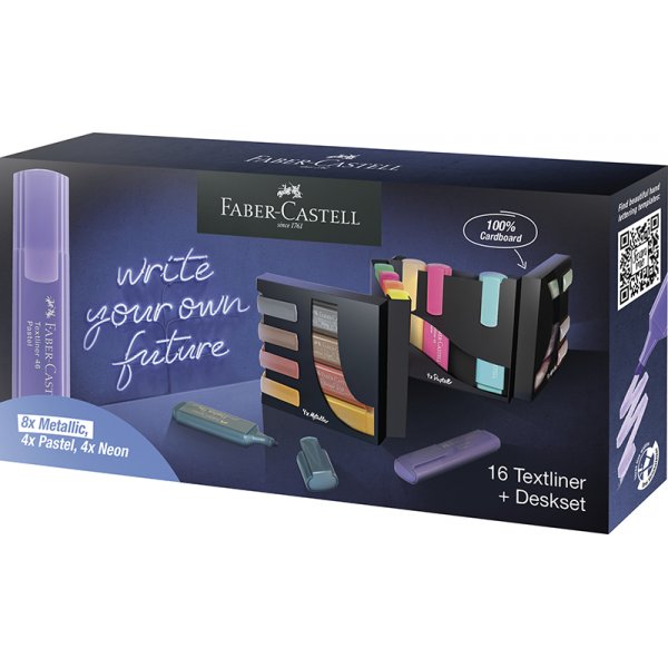 Markeerstiftset - Faber-Castell - TL 46 - 16 pennen