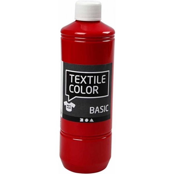 Textielkleur textielkleur - rood - 500 ml