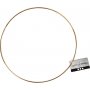 Metalen ring - goud - 20 cm