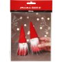 Mini bouwpakket - rood - Kerstmannen