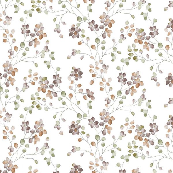 Leaf textielwasdoek groen/cognac