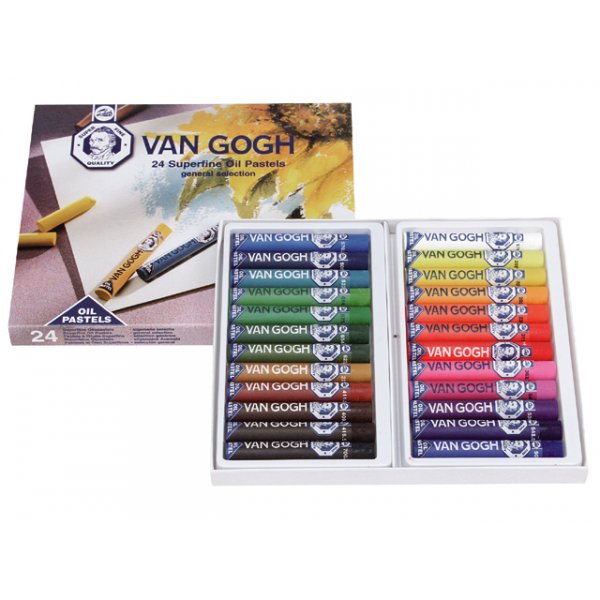 Van Gogh oliepastels in een set