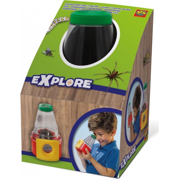 Dubbelzijdig insectenvergrootglas