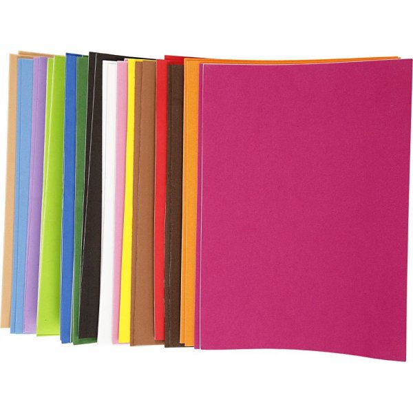 Decoratief rubber - zelfklevend - A4 - 30 st