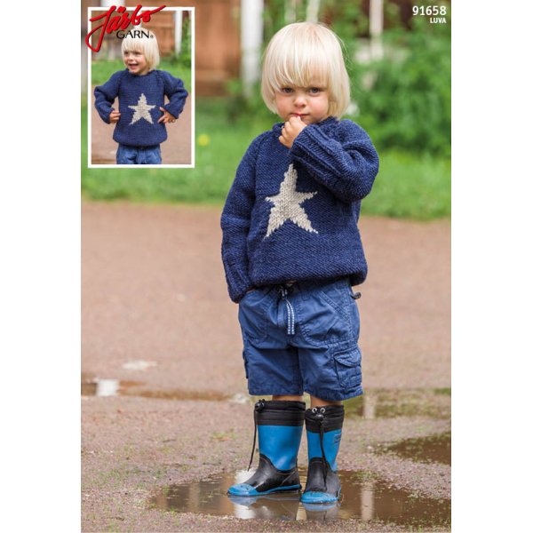 Breipatroon - Kindertrui met ster
