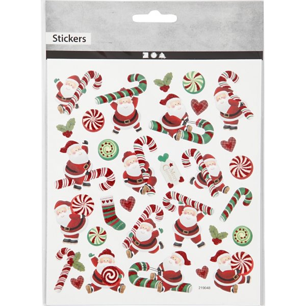 Stickers - Kerstman en Polka Pig Stick Stickers - Kerstman en Polka Pig Stick