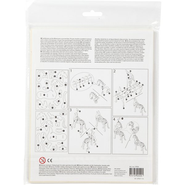 3D-bouwfiguur - Paard 3D-bouwfiguur - Paard