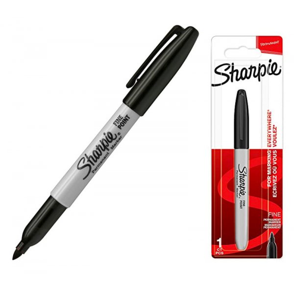 Vezelpen Sharpie - Fijn - Zwarte inkt