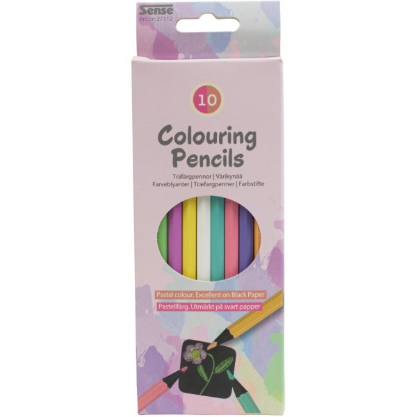Houtkleurpotloden Pastel 10P