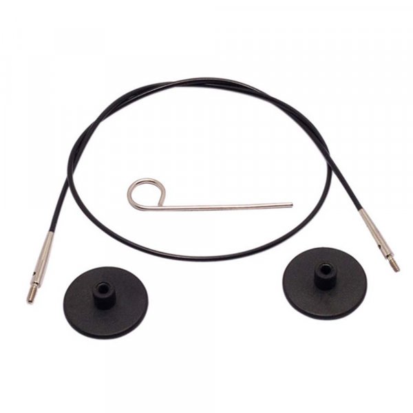 Enkele Kabel KnitPro - Zwart