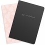Notitieboekje - Bloemen & notities - A5 - 2-pack