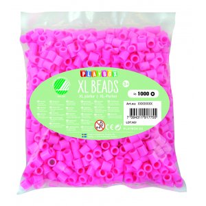 Tube kralen XL 1000 stuks roze Tube kralen XL 1000 stuks roze