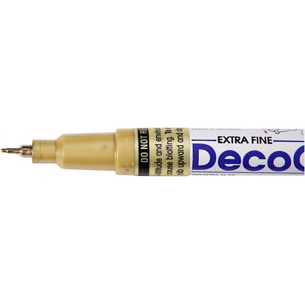 Decoratieve markeerstift - goud - 0.8 Decoratieve markeerstift - goud - 0.8
