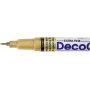 Decoratieve markeerstift - goud - 0.8