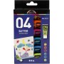 Schoolverf - Acryl - Glitter - gemengde kleuren - 6 x 20 ml