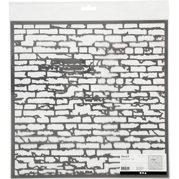 Sjabloon - muur - 30,5 x 30,5 cm Sjabloon - muur - 30,5 x 30,5 cm