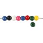 Houten kralen - rond - gemengde kleuren - 22 gr