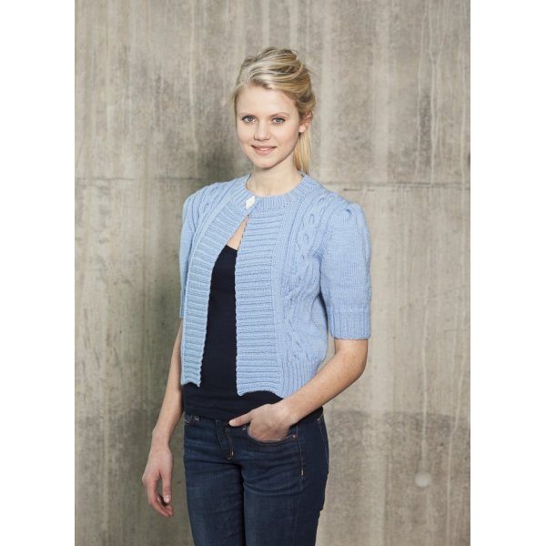 Breipatroon - Gebreid vest met korte mouwen