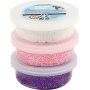 Foam Clay® - roze - paars - wit - glitter, metallic - 3 x 14 gr