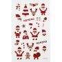 Glitterstickers - Kerstman