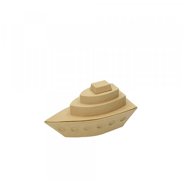 PappArt Doos Stoomboot - 22x10x11,5 cm