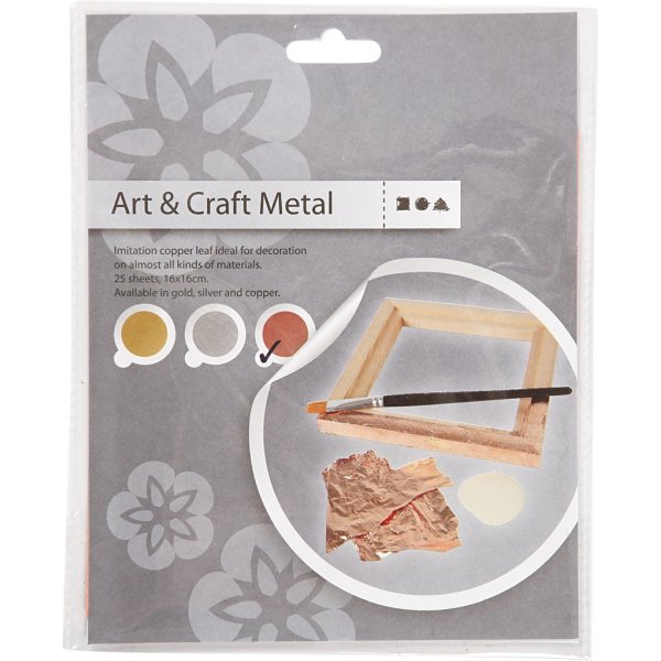 Smeedbaar metaal - koper - 25 vellen Smeedbaar metaal - koper - 25 vellen