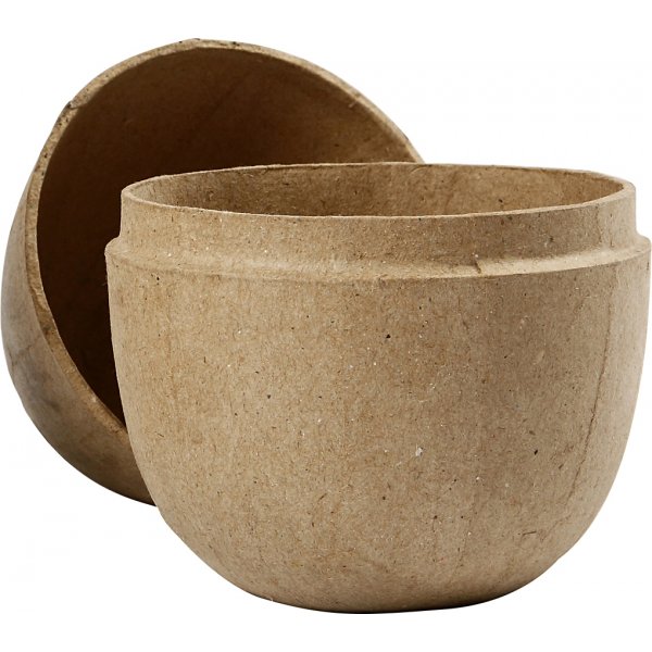 Gesplitst ei van papier-maché Gesplitst ei van papier-maché