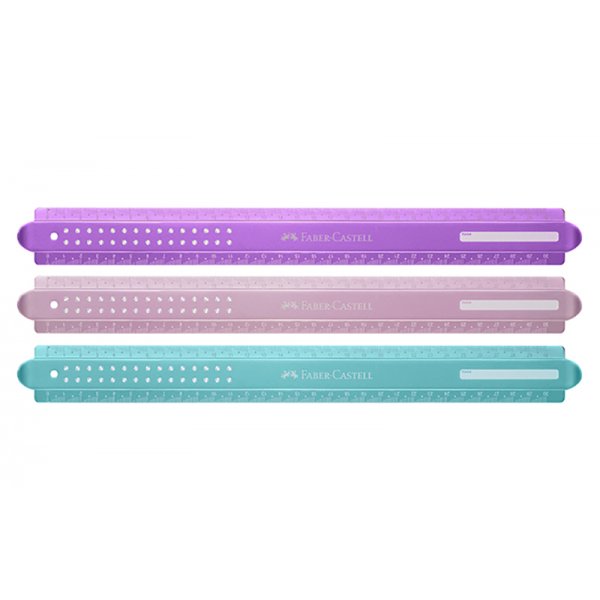 Liniaal - Faber-Castell - 30cm - Sprankelend