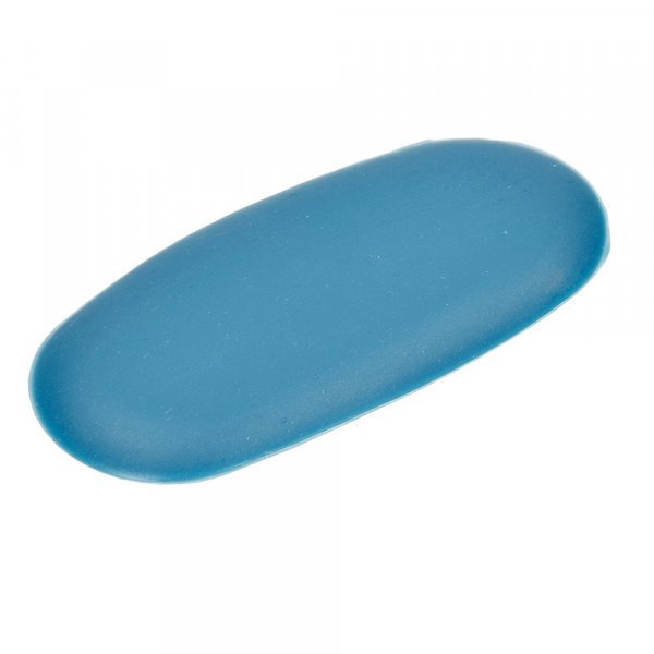 Rubberen schraper 10,5 x 5,5 cm - blauw 1 st.