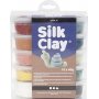 Silk Clay - doffe kleuren - 10 x 40 gr
