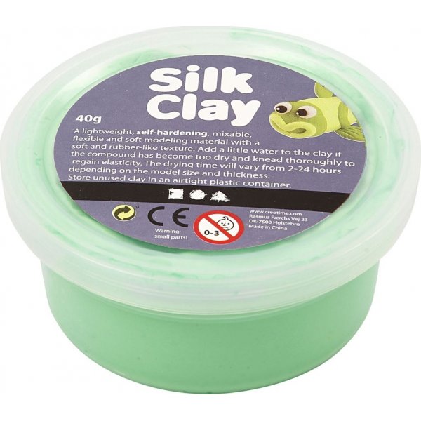 Silk Clay - lichtgroen - 40 gr